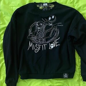 Disney Nightmare Before Christmas 2 Way sweatshirt  - Misfit Love Design